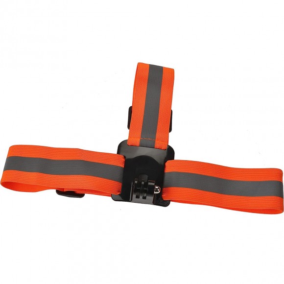 Techalogic ORANGE Reflective Head Strap
